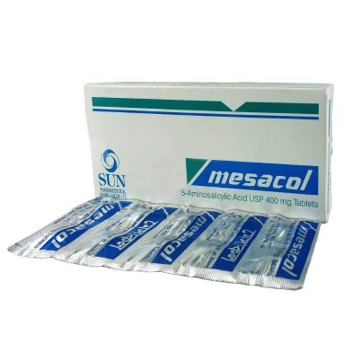 Mesacol 400 mg Tablet 10's strip image