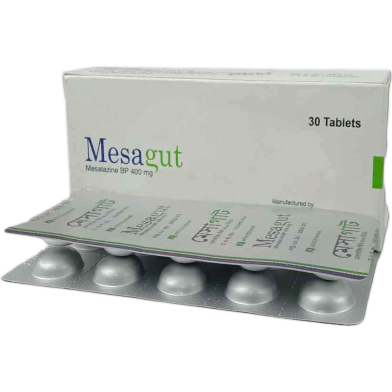 Mesagut 400 mg Tablet 10's Strip image