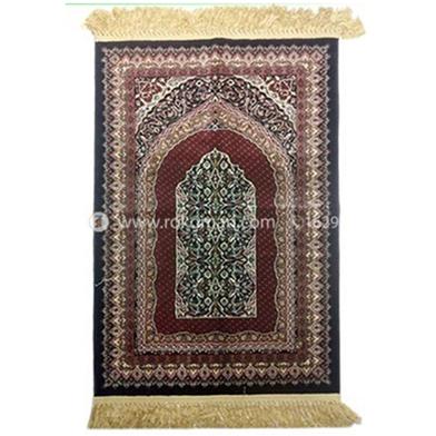Meshcah Premium Muslim Prayer Jaynamaz-জায়নামাজ (Marron and Mixed Color) - Any Design image