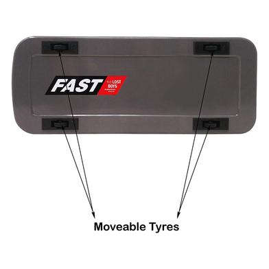 Metal Car Shaped Pencil Box case with Wheels And Movable car Seats Pencil tin Box Slide 3