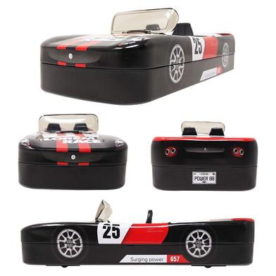 Metal Car Shaped Pencil Box case with Wheels And Movable car Seats Pencil tin Box Slide 5