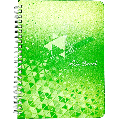 Metallic Crown Notebook Green image