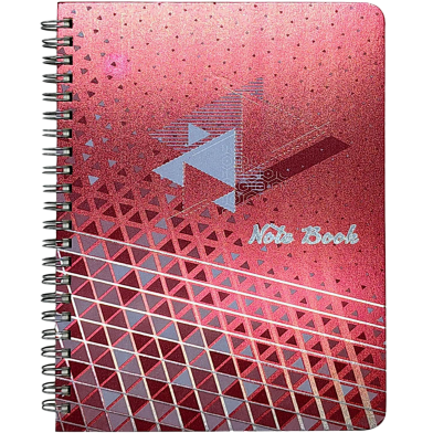 Metallic Crown Notebook Red image