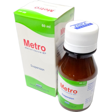 Metro Oral Suspension-60 ml Bottle image
