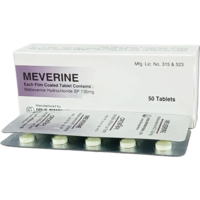 Meverine 135 mg Tablet 10's Strip image