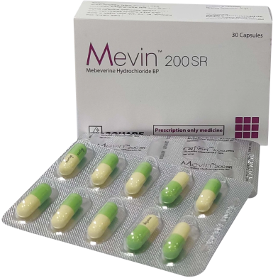 Mevin Sr 200 mg Capsule 10's Strip image