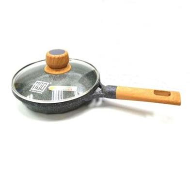 Mgc Die Casting Frying Pan With Glass Lid Pfoa Free Dishwasher Safe Induction Bottom image