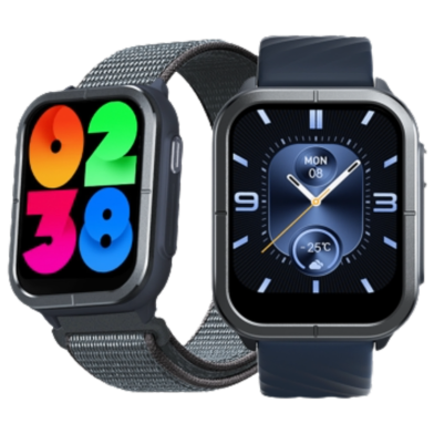 Mibro C3 Calling Smart Watch 2ATM With Dual Straps - Navy Blue image