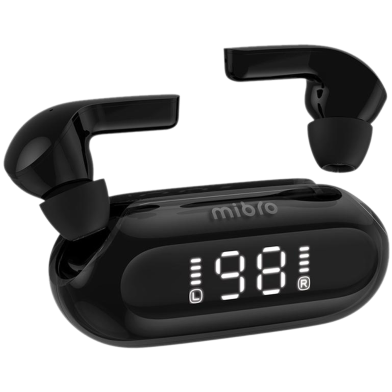 Mibro Earbuds 3 TWS Earphones With LCD Display - Black image