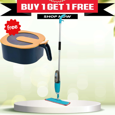 Microfiber 360 Rotating Healthy Spray Mop (Buy One Get One LjLi Set of 4 Seasoning Box with lid and 4 Spoons FREE) image
