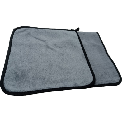 Microfiber Double Layer Car and Bike Cleaning Towel (Any Color) image