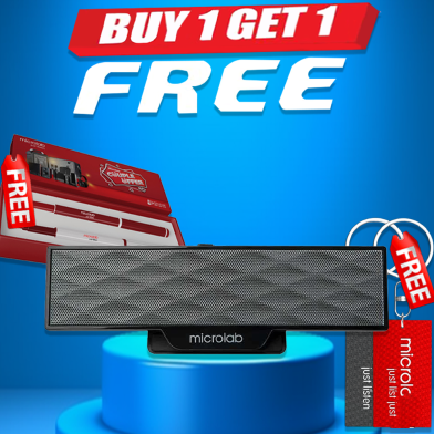 Microlab B51 USB Speaker (Buy 1 Get 1 Couple Pen / Couple Key Ring) FREE image