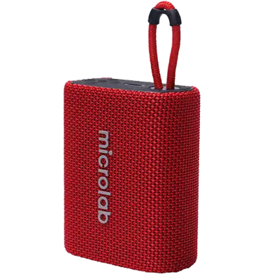 Microlab BP21 Mini Portable Bluetooth Speaker - Red image