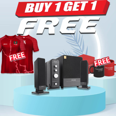 Microlab FC570BT 2.1 Multimedia FC-Series Speaker (Buy 1 Get 1 Couple Mug / Couple Jersey) FREE image