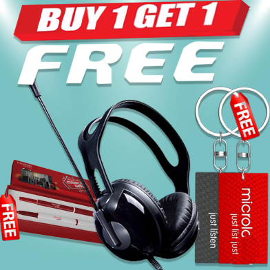 Microlab K280 Supra-aural Headset (Buy 1 Get 1 Couple Pen / Couple Key Ring) FREE image