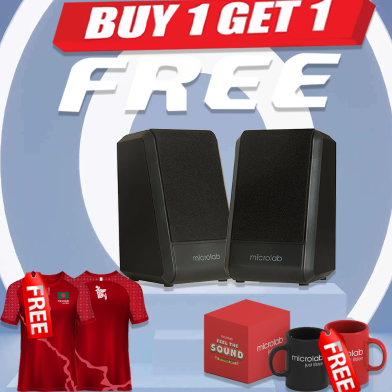 Microlab M280BT 2.1 Multimedia M-Series Speaker (Buy 1 Get 1 Couple Mug / Couple Jersey) FREE image