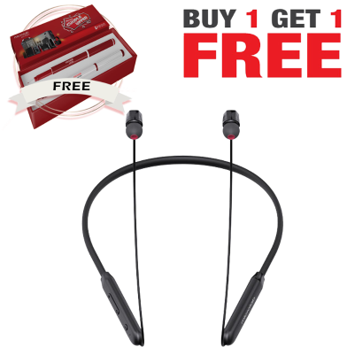 Microlab Neckband-10 Bluetooth Earphone (Buy 1 Get 1 Couple Pen) FREE image