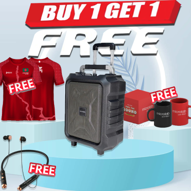 Microlab TL20 Stylish Portable Trolley Speaker (Buy 1 Get 1 Couple Mug / Couple Jersey / Neckband 10) FREE image