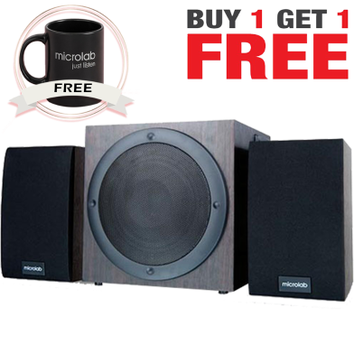 Microlab TMN1 2:1 BT Multimedia TMN-Series Speaker (Buy 1 Get 1 Premium Mug) FREE image