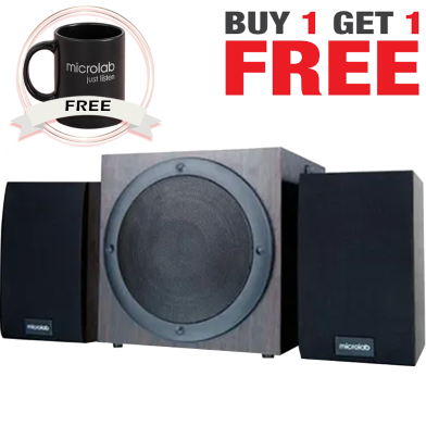 Microlab TMN1 2:1 Subwoofer System TMN-Series Speaker (Buy 1 Get 1 Premium Mug) FREE image