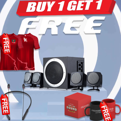 Microlab TMN3BT 4.1 Home Theater System (Buy 1 Get 1 Couple Mug / Couple Jersey/Neckband 10) FREE image