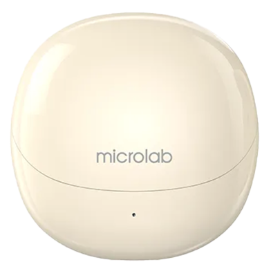 Microlab Wisepods 20 TWS Bluetooth Earbuds Cream Color image