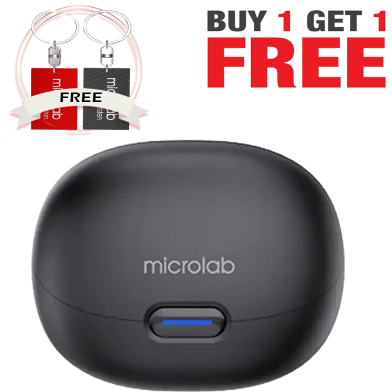 Microlab Wisepods ANC03 TWS ANC Earbuds (Buy 1 Get 1 Couple Ring) FREE image