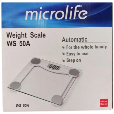 Microlife Digital Body Weight Bathroom Scale with Step-On Technology image