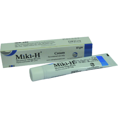 Miki-H 2 Percent, 1 Percent Cream 10 gm Tube image