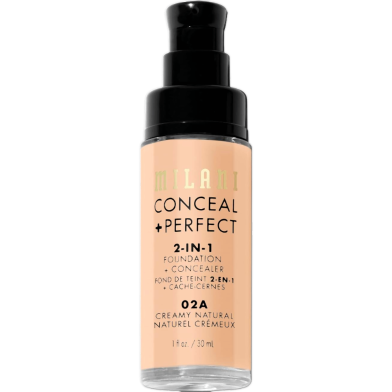 Milani Conceal Plus Perfect 2-in-1 Foundation - 02A Creamy Natural image