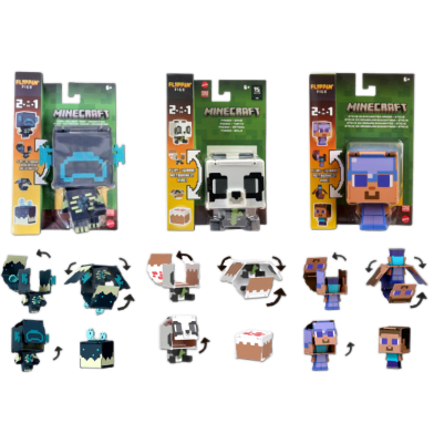 Minecraft Flippin Figures Asst image