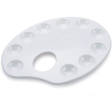 Mini Artist Mixing Palette For Acrylic, Water, Oil-1 Pcs image