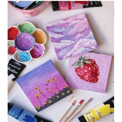 Mini Canvas Paper- 10 Sheets image