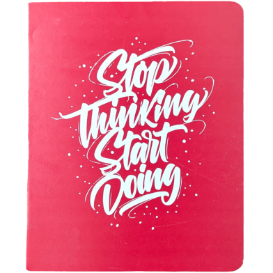 Mini Cute Split Sketchbook/Journal A5 Any Cover Design - Red image