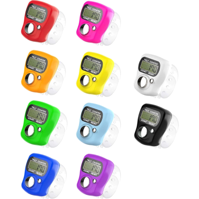 Mini Digital LCD Tasbih| Finger Counter| Tally Counter 3 Pcs image