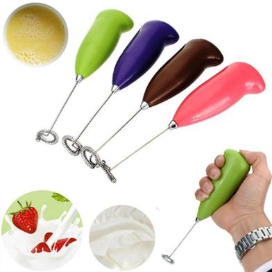 Mini Drink Frother, Portable Hand Blender For Lassi, Milk, Coffee, Egg Beater Mixer - Coffee Mixer Slide 3