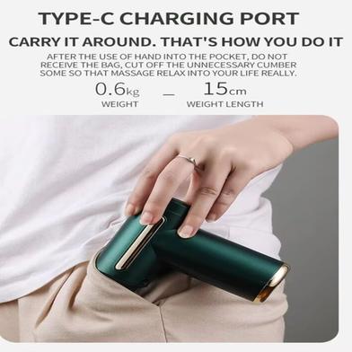 Rechargeable Mini Electric Massage Gun Portable Deep Tissue Massage Gun Slide 3