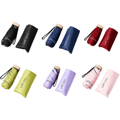 Mini Pocket Umbrella – Super Light 5-Fold Windproof Travel Umbrella image
