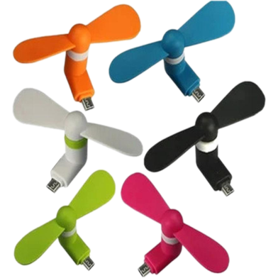 Mini USB Type-B Portable Mobile Fan – Compact Cooling Gadget for Android Devices image