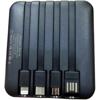 Mini Portable Power Bank (Multicolor) image