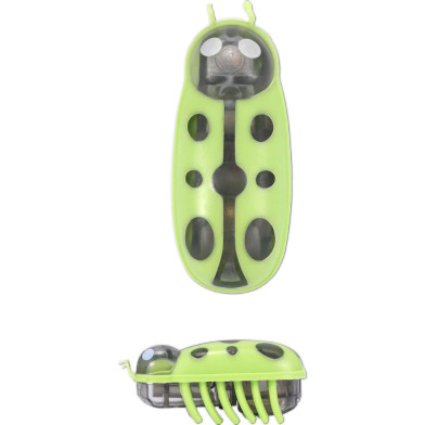 Mini Robot Beetle Cat Toy - Electric Glowing Ladybug Interactive Pet Bug Toy For Pet Cat image