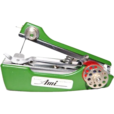 Mini Stapler Style Hand Manual Sewing Machine for Quick and Easy Sewing - Green image