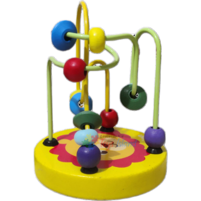 Mini Wire Roller Learning Puzzle Material Wood Function Educational Kids image