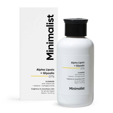 Minimalist Alpha Lipoic plus Glycolic 07percent Cleanser - 100ml -325933994 image