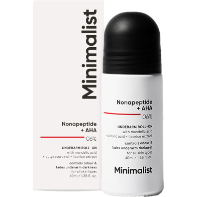 Minimalist Nonapeptide Plus AHA 6 Percent Underarm Roll-On 40 ml -388784215 image