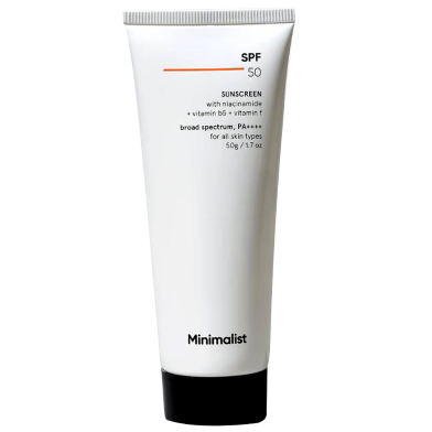 Minimalist SPF 50 Sunscreen - 50gm image