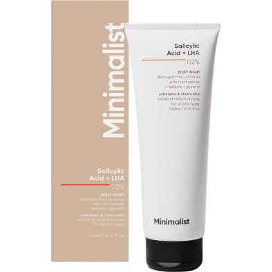 Minimalist Salicylic Acid Plus LHA 02 Percent Body Wash 200 ml -370189918 image