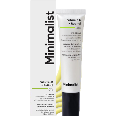 Minimalist Vitamin K plus Retinal 01 Percent Under Eye Cream 14 gm -351574707 image