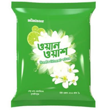 Minister One Wash Detergent Powder (Lemon) -500 Gm image