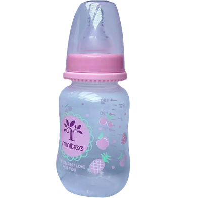 Minitree Baby Feeding Plastic Bottle 3m Plus 150ml image